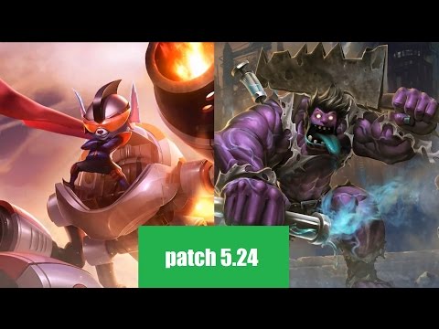 rumble top vs dr.mundo - season 5 - patch 5.24 - 4/1/4