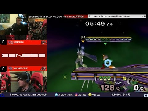 KJH analysis Fox vs Marth G5: Syrox vs Rishi, Lucky vs Reeve/Zain/Mew2king