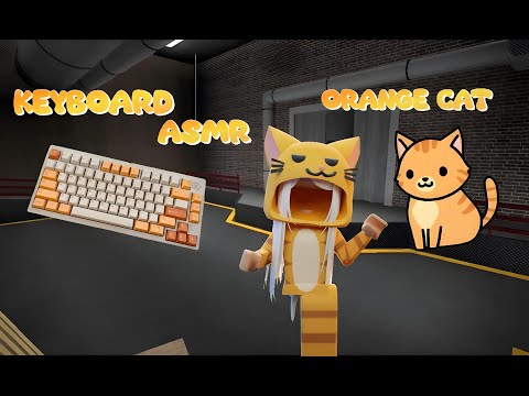 PLAYING MM2 AS AN ORANGE CAT *Keyboard ASMR*