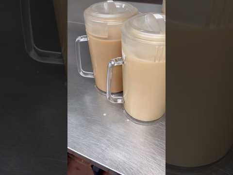 How Jack in the box makes the sweet cream mocha & vanilla iced coffee #jackinthebox #icedcoffee