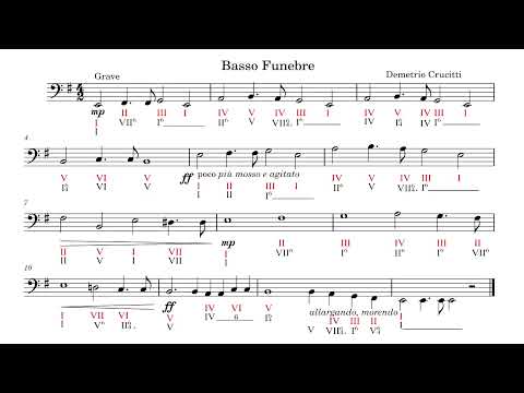 Acazdemicus _ Lezione Armonia n. 92 _ Armonizzazione Basso Funebre pt. 1