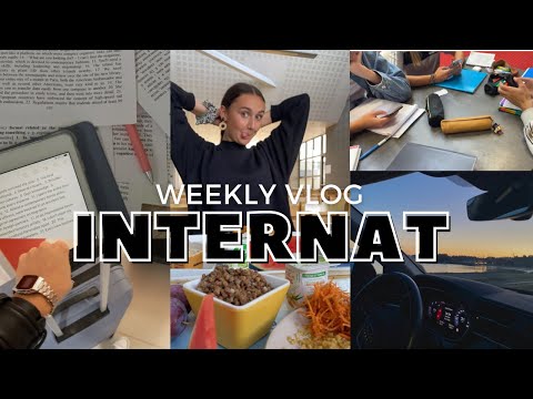 Weekly Vlog : 1 semaine à l'internat (cours, repas, temps libre...)