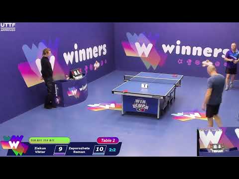 WINners CUP table 2  14.11  Ziakun Viktor -  Zaporozhets Roman 17:15