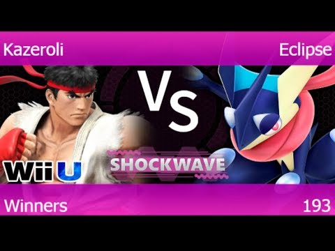 SW 193 - Kazeroli (Ryu) vs Eclipse  (Greninja) Winners - Smash 4