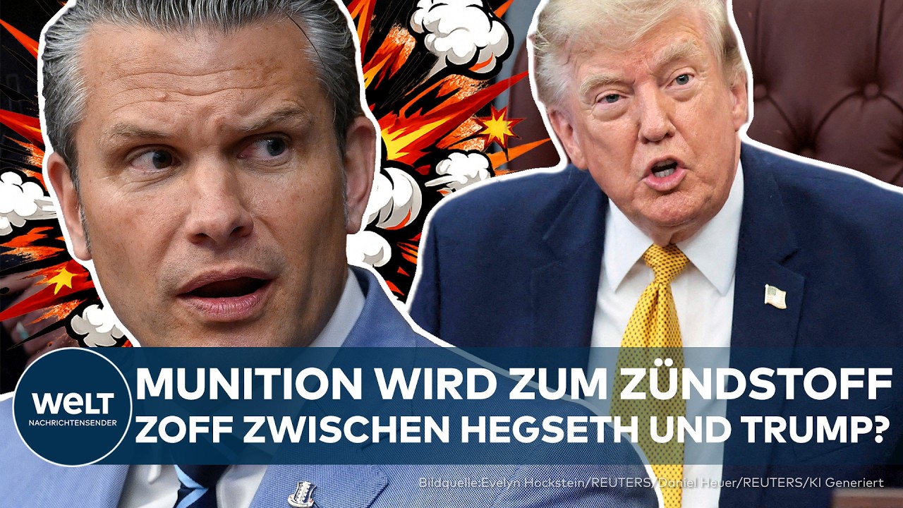 USA: Munitionsknappheit wird zum Zündstoff – Trump und Hegseth sollen aneinandergeraten sein!