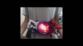 【実写】変身&必殺技遊び【DXデザイアドライバー】2/3 #shorts #youtubeshorts  #仮面ライダー #仮面ライダーギーツ  #変身ベルト #dx