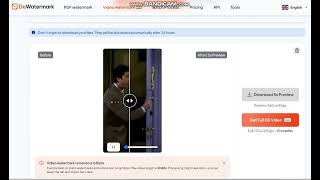 How to remove watermark from video with Dewatermark.AI