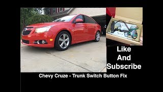 Chevy Cruze - Trunk Switch Replacement - Fix that broken button!