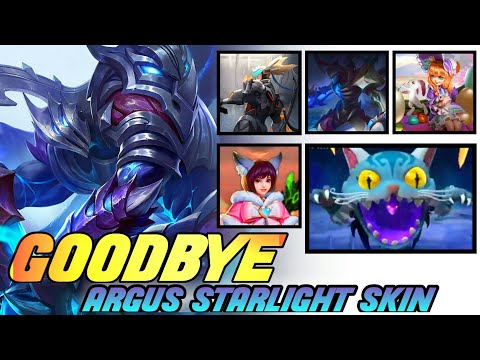 GOODBYE ARGUS STARLIGHT SKIN - HELCURT NEXT SKIN | Mobile Legends #WhatsNEXT Eps.33