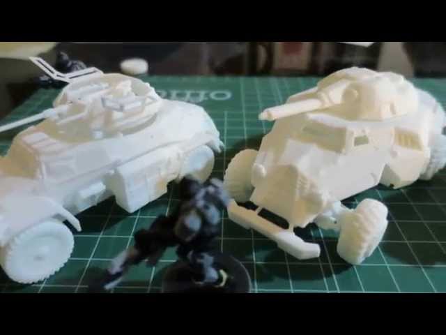 Vídeo relacionado con LM3D Terminales y Consolas de Control, 7 Piezas, Escenografía para Wargames y Miniaturas Sci-Fi, Escala 28mm-32mm, Impresión 3D