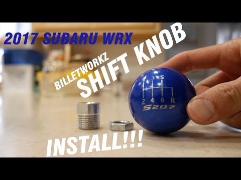 Billetworkz Shift Knob Install: 2017 Subaru WRX!!