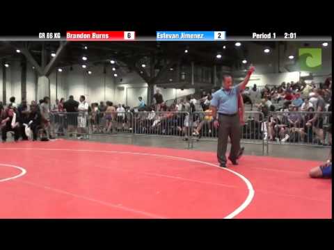 Greco GR 66 KG - Brandon Burns vs. Estevan Jimenez