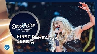 Serbia 🇷🇸 - Nevena Božović - Kruna - First Rehearsal - Eurovision 2019
