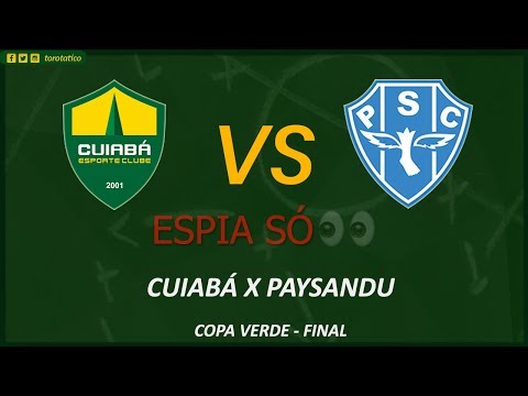 Cuiabá x Paysandu - Copa Verde - Final (IDA) #EspiaSó
