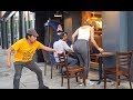 Chair Pulling Prank in West Hollywood!!! Chair Pulling Prank in West Hollywood!!!