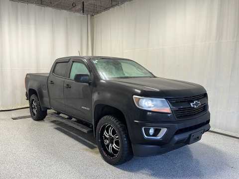2016 Chevrolet Colorado Crew Cab Long Box 4-Wheel Drive Z71 in Black for sale at Park Mazda in Sherwood Park, AB