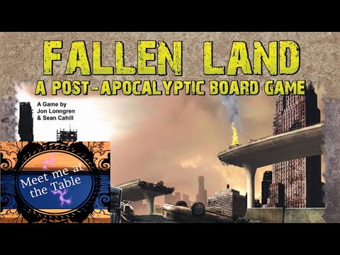 Fallen Land a post apocalyptic board game unboxing!