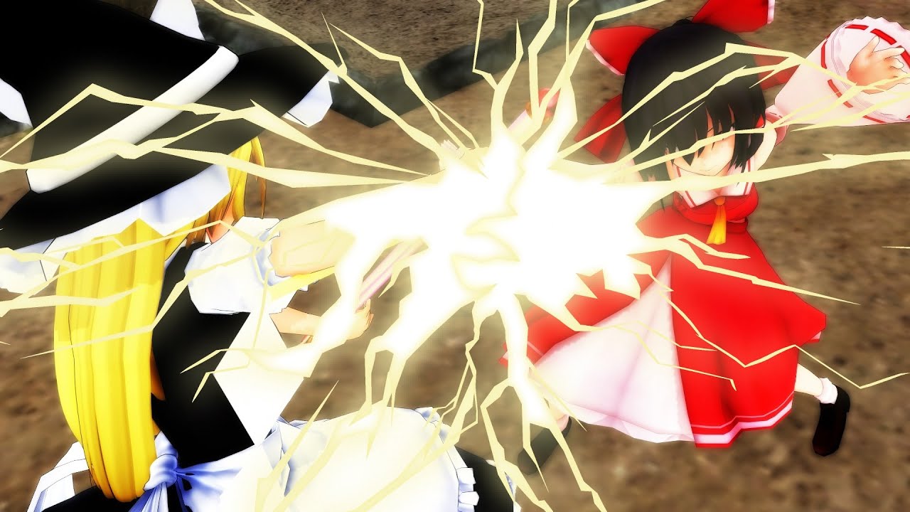 【東方MMD】レイマリ偽物事件【紙芝居】