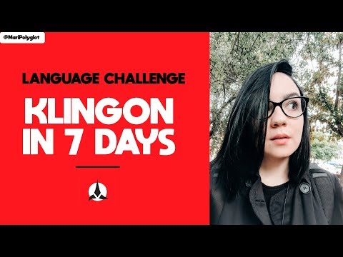 LEARN HOW TO SPEAK KLINGON! - Language Challenge👽