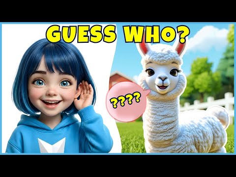 Bluey Girl | Guess the Farm Animal Sound! 🐱 Part 2 Toddler Educational Quiz