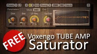 Video thumbnail for FREE Voxengo TUBE AMP explained, analyzed & in a MIX by Andrei Martinez Agras