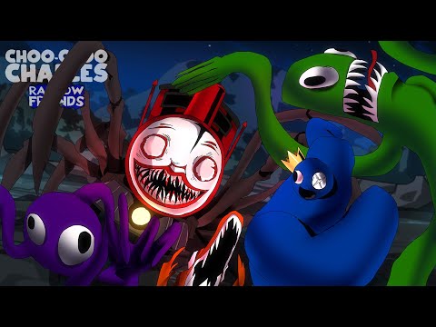 CHOO CHOO CHARLES vs RAINBOW FRIENDS But it's Anime │ CHOO CHOO CHARLES Rainbow Friends ANIMATION