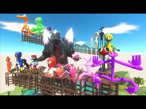 Deadly parkour and zigzag and by FPS avatar - Animal Revolt Battle Simulator
