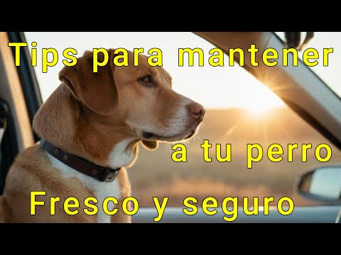 Consejos para mantener a tu perro fresco y seguro en dias calurosos