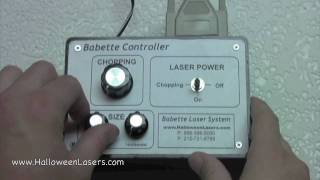 preview picture of video 'Babette Controller Instructional Video by www.HalloweenLasers.com'