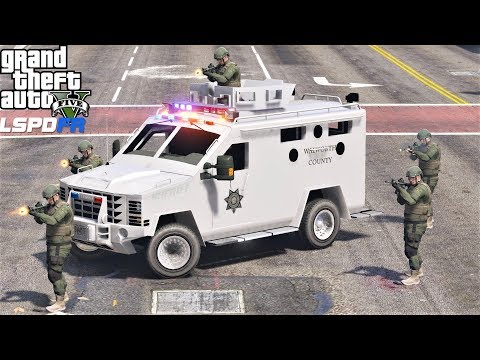 Il nuovo SWAT Bearcat interviene dopo una rapina in banca in GTA 5