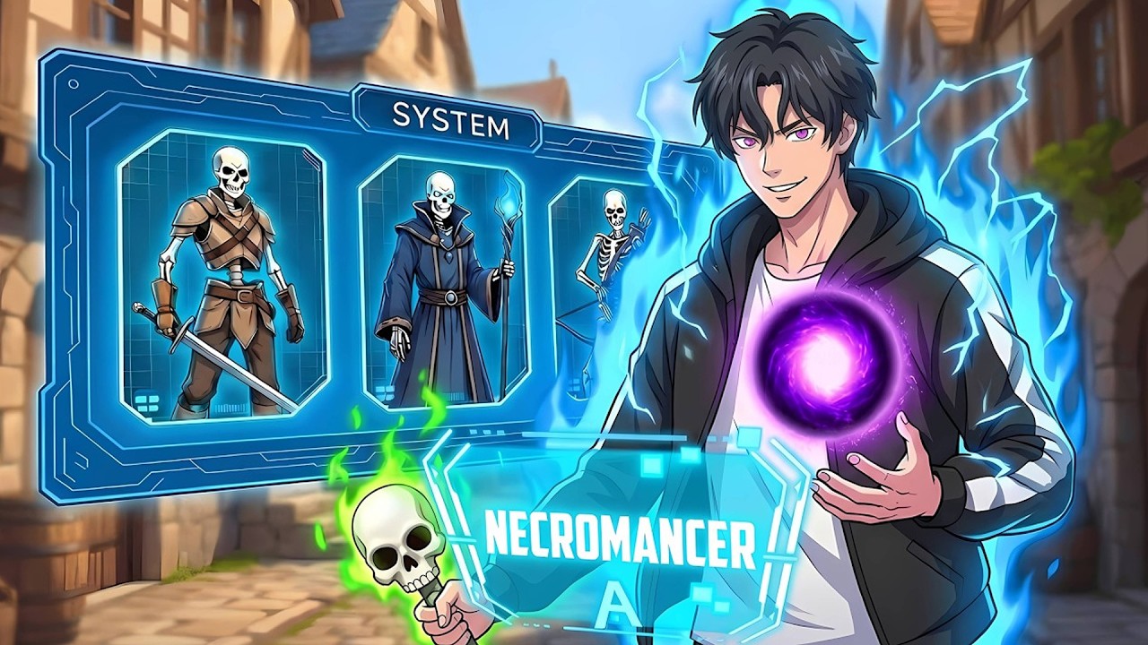 He Awakens a Rare Necromancer and Builds an SSS-Rank Skeleton Army! | Manhwa Recap