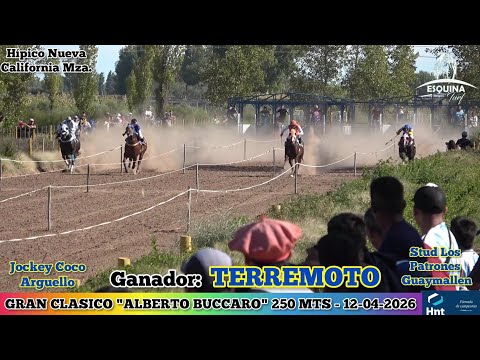 TERREMOTO (Guaymallen Mza) Hípico Nueva California Mendoza - 12-04-2026