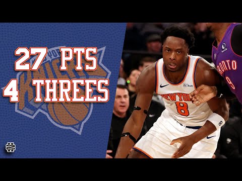 OG Anunoby 27 pts 4 threes vs Raptors 24/25 season