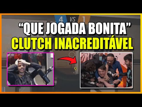 RAZAH REAGINDO A JOGADA MAIS INSANA DO INVI! 1v4 LINDO NO MATCH POINT - SIX INVITATIONAL 2022 CLIPS