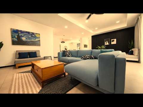 3-Storey Semi-Detached Luxury House for Rent, 4Bed 5Bath, Exclusive Unit, Gated & Guarded, Likas, Kota Kinabalu. video