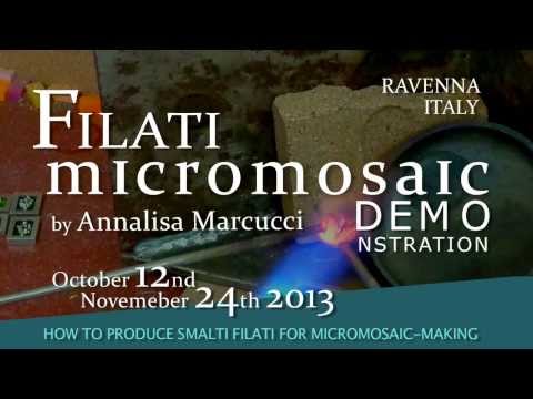 Filati Micromosaic Demonstration - Ravenna Mosaic Festival