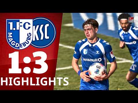 FC Magdeburg - Karlsruher SC | 1:3 | Highlights | 2. Bundesliga, 24. Spieltag 2025/26