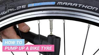 How To Pump Up A Bike Tyre