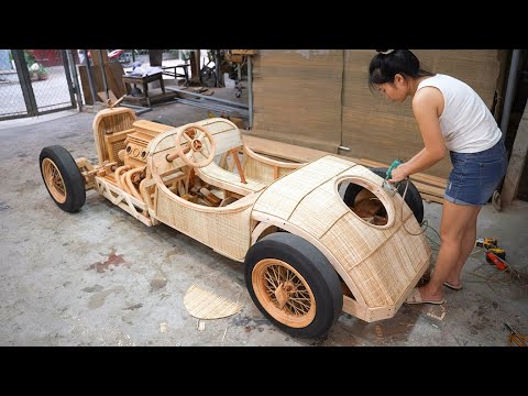 From Wooden Planks to Racing Form | Crafting a Homemade F1 Car with Simple Tools