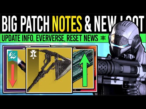 Destiny 2: BIG PATCH CHANGES & HEAVY BUFF EVENT! Exotic Fixes, Eververse, Loot, Vendors (13th Jan)