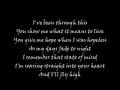 Saving Abel - 18 Days - Lyrics (True Lyrics) 