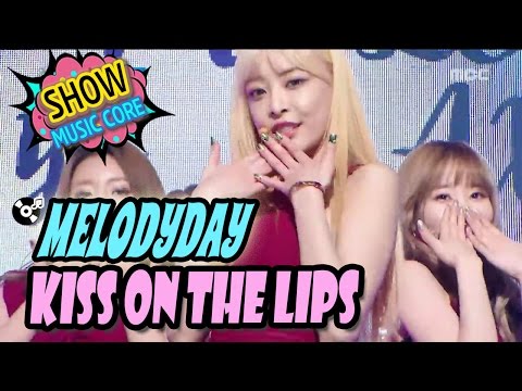 [HOT] MELODYDAY - Kiss on the lips, 멜로디데이 - 키스 온 더 립스 Show Music core 20170304