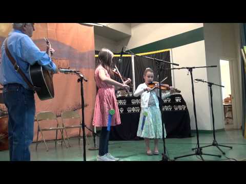 2013-10-25 Jr Twin Fiddle Finalists Amanda Culbreath and Kate Huiras - Western Open 2013
