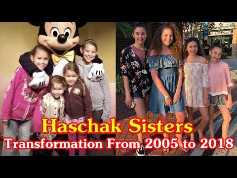 Haschak Sisters transformation from 2005 to 2018