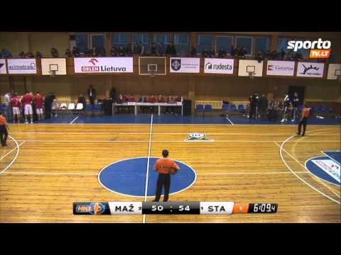 SportoTv.lt: NKL "Mažeikiai" - "Statyba" 2013-03-21