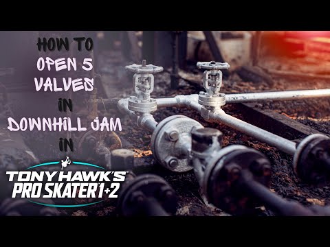 How to OPEN 5 VALVES in Downhill Jam in THPS 1+2? | Video Tutorial