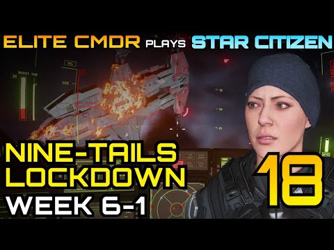 Station under BLOCKADE -Nine Tails Lockdown - our FIRST experience -  Elite CMDR plays Star Citizen