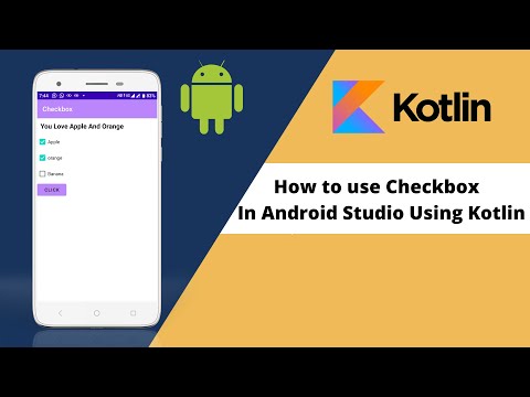 How To use checkbox in android studio using kotlin in hindi