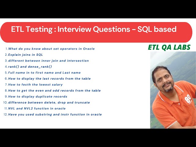 Mastering SQL: Key Interview Questions and Answers for ETL Testing | Magica