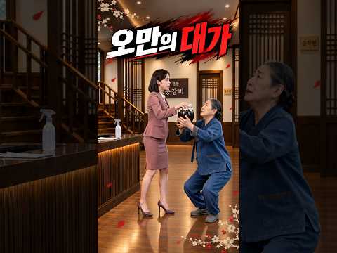 옷차림만 보고 할머니를 무시한 매니저의 최후는? #사이다 #반전 #시니어드라마 #반전드라마 #시니어
